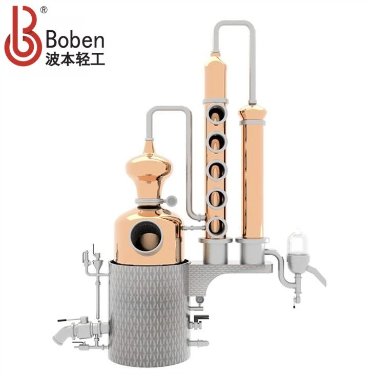 Ibrid Pot Still b'Kolonna ta' Rifluss